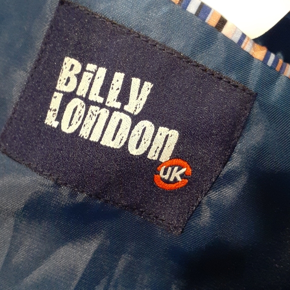 NWOT Men Billy London Black Sport Coat/Blazer 38R - Picture 4 of 4